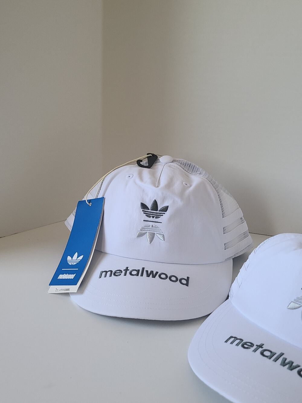Adidas Originals x Metalwood Trucker Hat – Black or White – New With Tags